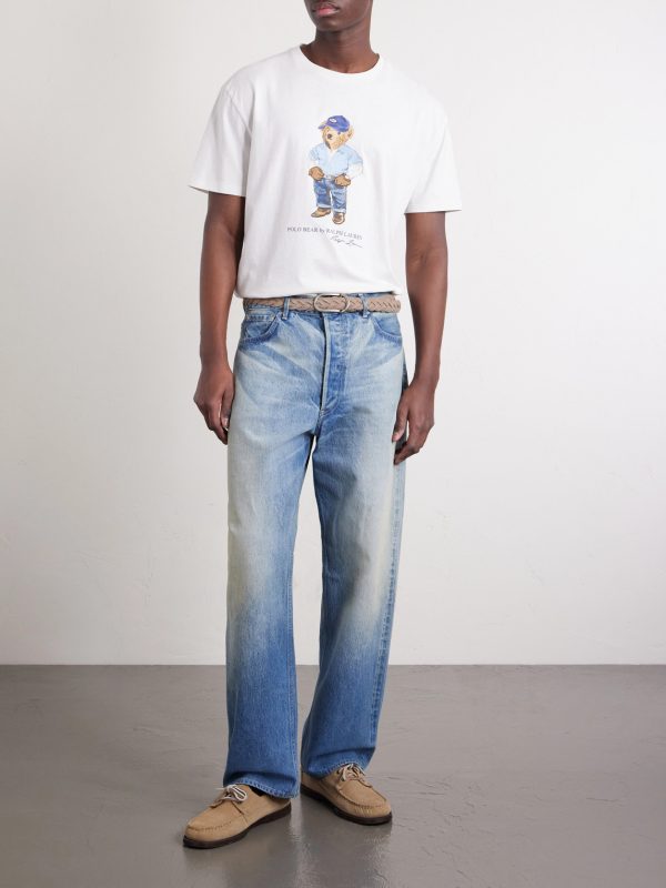 Polo Bear Printed Cotton-Jersey T-Shirt - OU