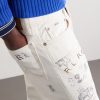 Straight-Leg Printed Cotton-Twill Trousers - CU Straight-Leg Printed Cotton-Twill Trousers - CU
