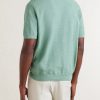 Logo-Embroidered Cotton and Linen-Blend Polo Shirt - BK Logo-Embroidered Cotton and Linen-Blend Polo Shirt - BK