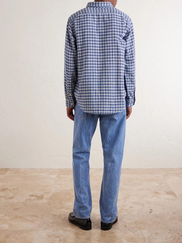 Checked Cotton-Flannel Shirt - BK Checked Cotton-Flannel Shirt - BK