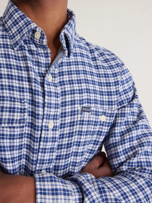 Checked Cotton-Flannel Shirt - CU Checked Cotton-Flannel Shirt - CU