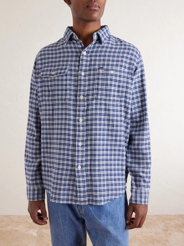 Checked Cotton-Flannel Shirt - FR Checked Cotton-Flannel Shirt - FR