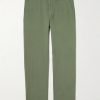 Straight-Leg Linen and Cotton-Blend Trousers Straight-Leg Linen and Cotton-Blend Trousers