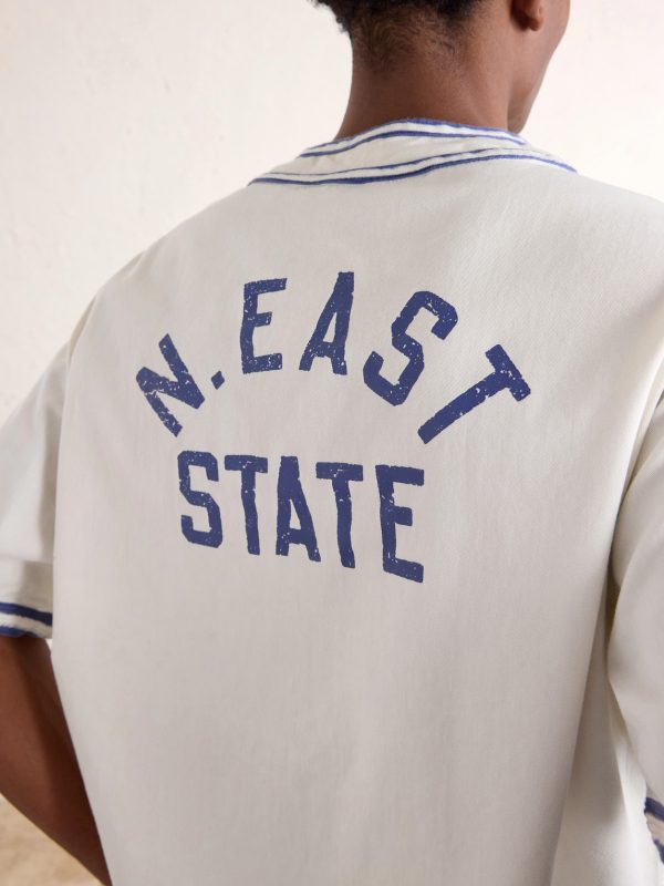 Logo-Embroidered Printed Cotton Shirt - CU