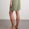 Straight-Leg Cotton-Blend Seersucker Drawstring Shorts - BK