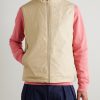 Logo-Embroidered Padded Recycled Shell Gilet - FR