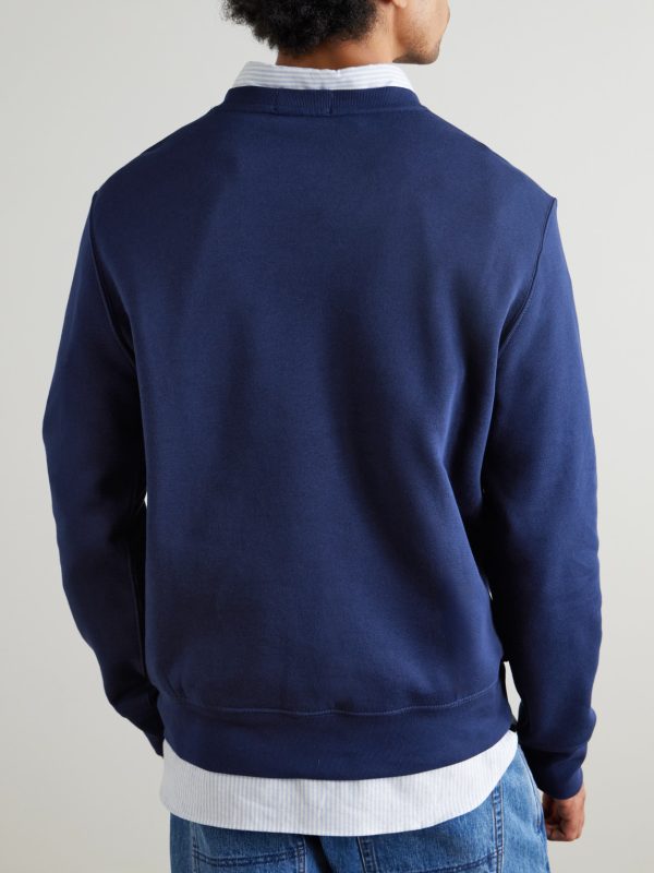 Printed Cotton-Blend Jersey Sweatshirt - BK