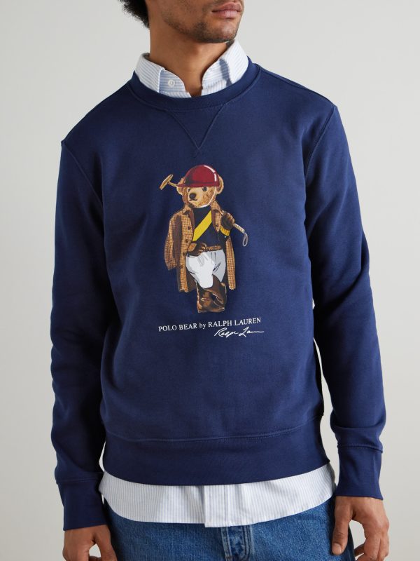 Printed Cotton-Blend Jersey Sweatshirt - FR
