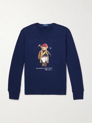 Printed Cotton-Blend Jersey Sweatshirt Printed Cotton-Blend Jersey Sweatshirt