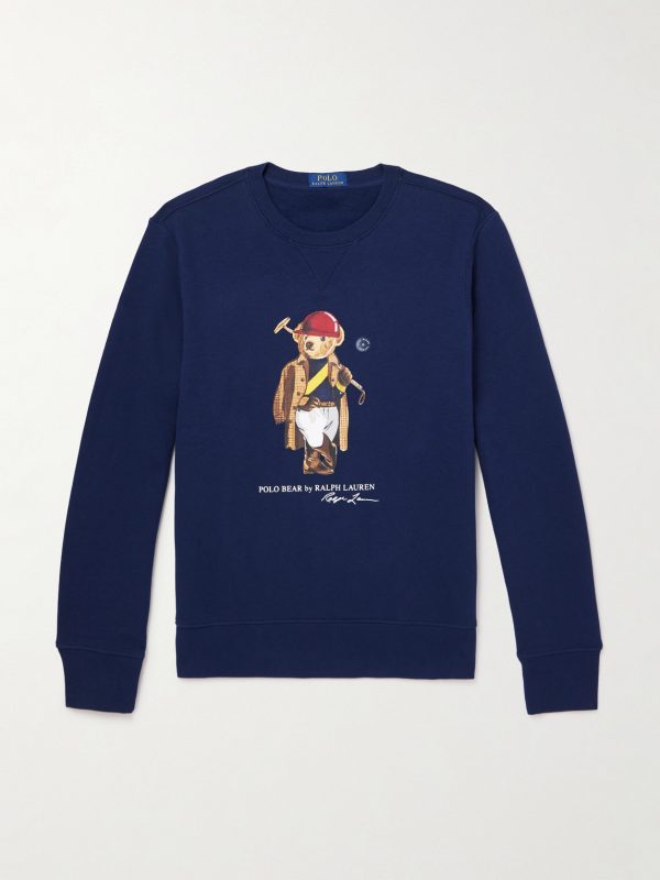 Printed Cotton-Blend Jersey Sweatshirt
