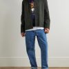 Printed Cotton-Blend Jersey Sweatshirt - OU