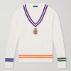 Logo-Embroidered Cotton Sweater Logo-Embroidered Cotton Sweater