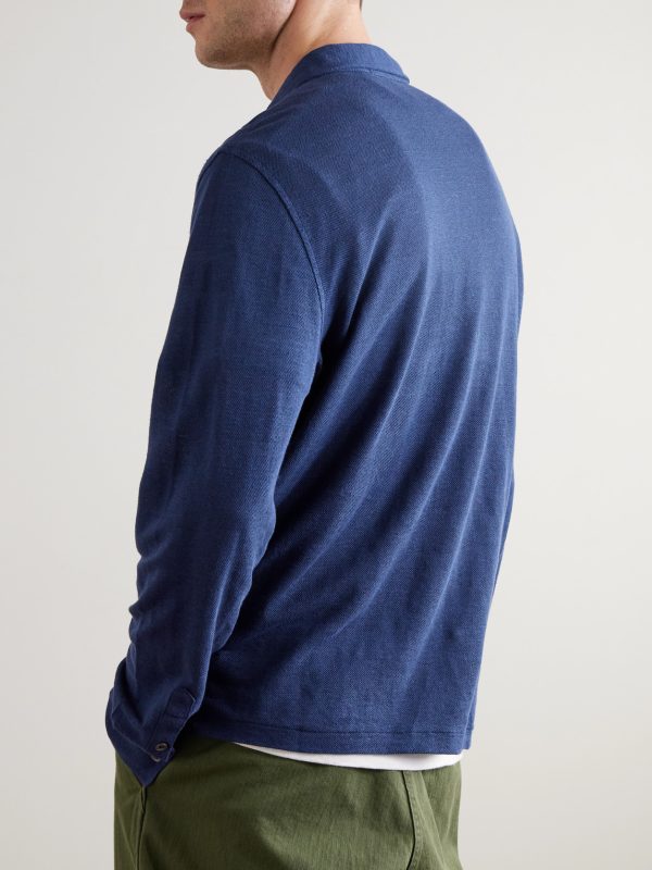 Linen Polo Shirt - BK Linen Polo Shirt - BK