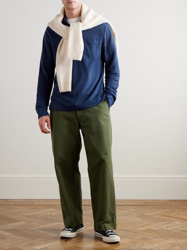 Linen Polo Shirt - OU Linen Polo Shirt - OU