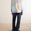 Patchwork Cotton Shirt - BK Patchwork Cotton Shirt - BK