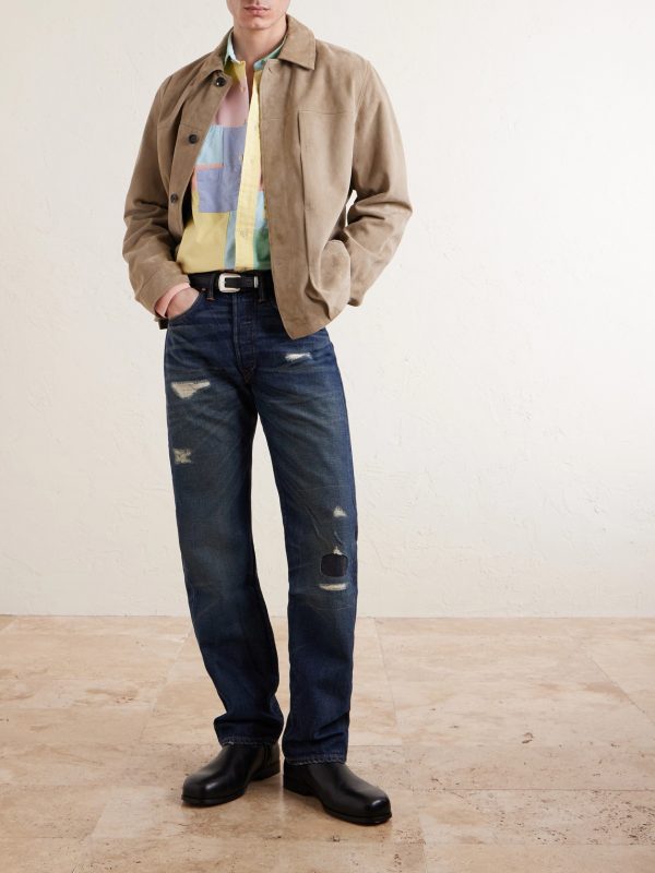Patchwork Cotton Shirt - OU Patchwork Cotton Shirt - OU