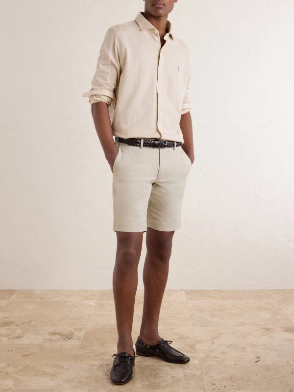 Greenwich Slim-Fit Straight-Leg Stretch-Cotton Chino Shorts - OU Greenwich Slim-Fit Straight-Leg Stretch-Cotton Chino Shorts - OU