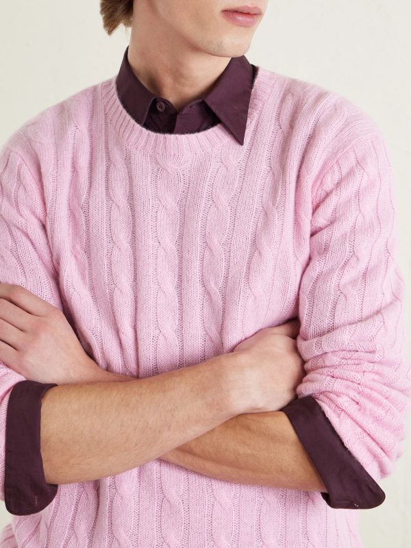 Cable-Knit Cashmere Sweater - CU Cable-Knit Cashmere Sweater - CU