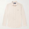 Logo-Embroidered Houndstooth Cotton-Jersey Shirt Logo-Embroidered Houndstooth Cotton-Jersey Shirt