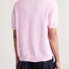 Cotton and Linen-Blend Piqué Polo Shirt - BK
