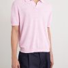 Cotton and Linen-Blend Piqué Polo Shirt - FR