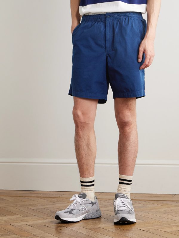 Straight-Leg Cotton Shorts - FR