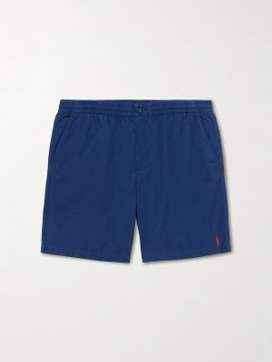Straight-Leg Cotton Shorts Straight-Leg Cotton Shorts