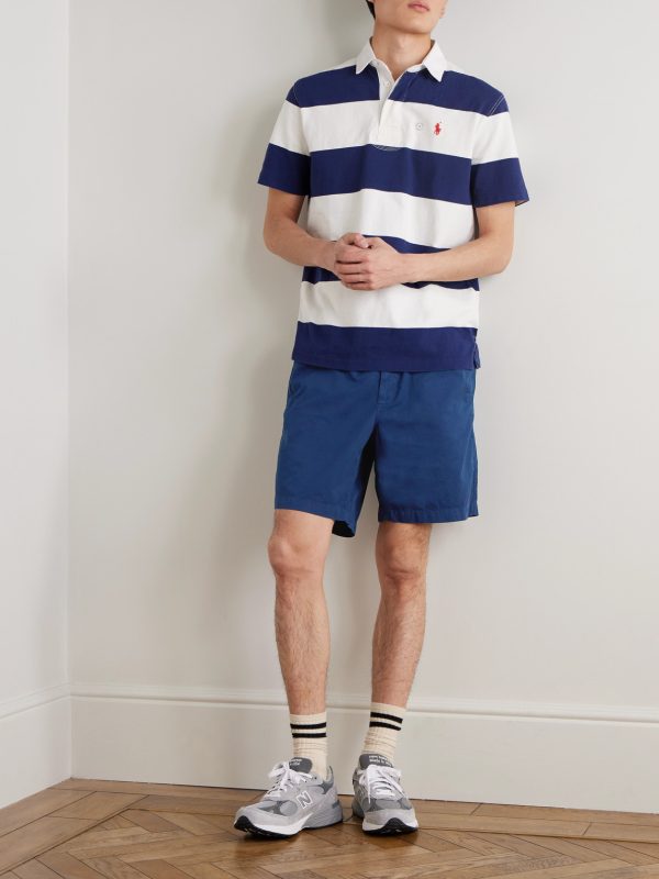 Straight-Leg Cotton Shorts - OU
