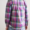 Logo-Embroidered Checked Cotton-Flannel Shirt - BK Logo-Embroidered Checked Cotton-Flannel Shirt - BK