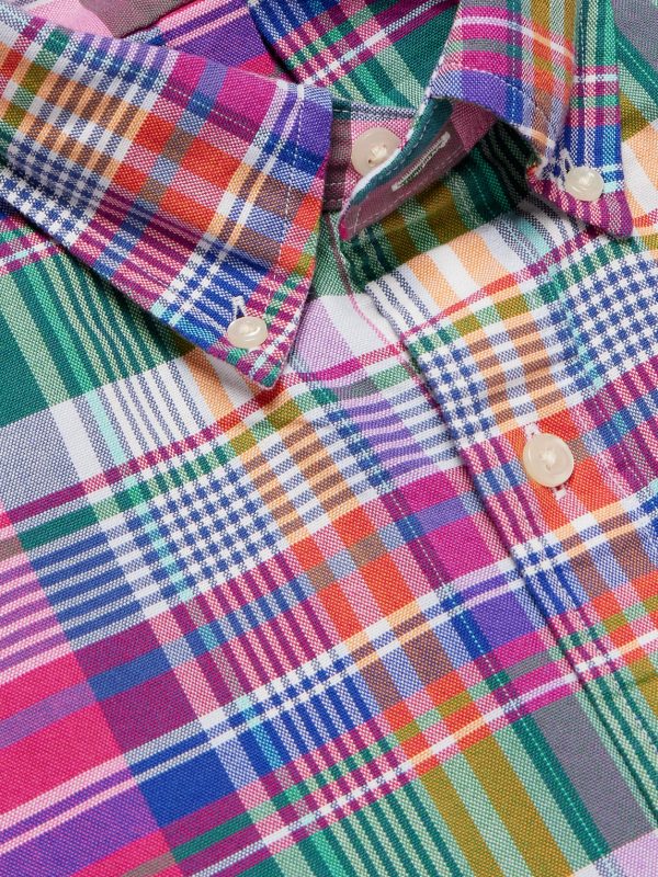 Logo-Embroidered Checked Cotton-Flannel Shirt - CU Logo-Embroidered Checked Cotton-Flannel Shirt - CU