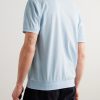 Open-Collar Logo-Embroidered Cotton-Piqué Polo Shirt - BK Open-Collar Logo-Embroidered Cotton-Piqué Polo Shirt - BK