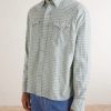 Gingham Cotton-Flannel Shirt - FR Gingham Cotton-Flannel Shirt - FR