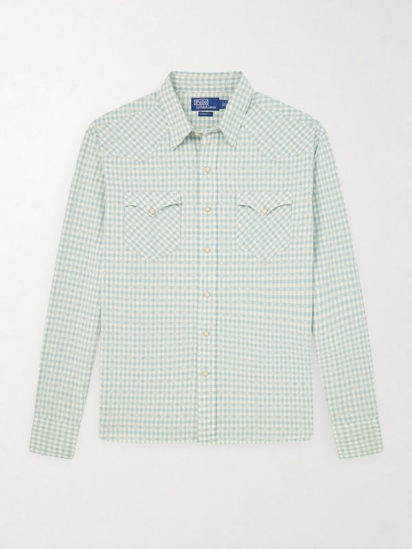 Gingham Cotton-Flannel Shirt Gingham Cotton-Flannel Shirt