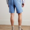 Bedford Straight-Leg Cotton Oxford Shorts - BK Bedford Straight-Leg Cotton Oxford Shorts - BK