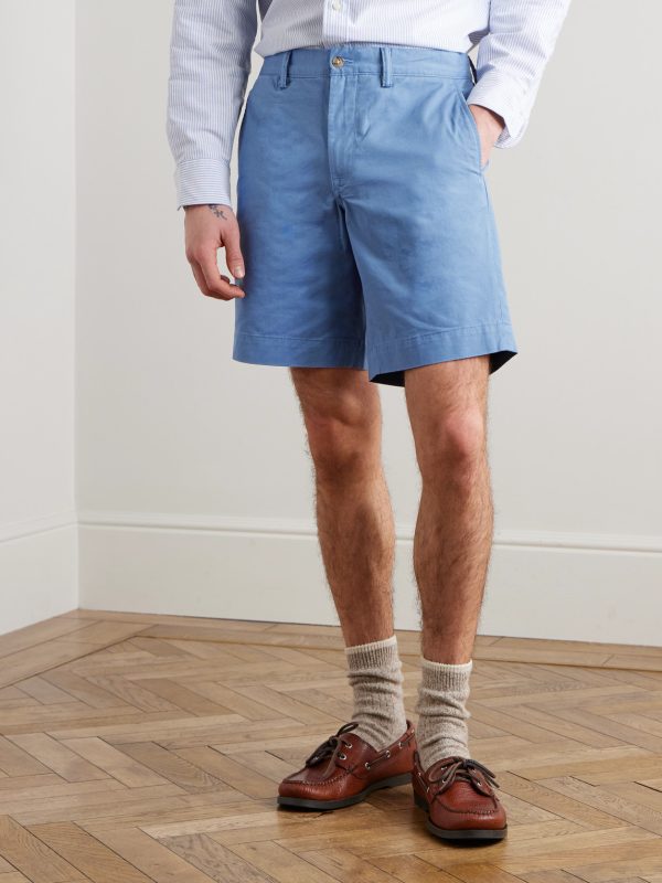 Bedford Straight-Leg Cotton Oxford Shorts - FR Bedford Straight-Leg Cotton Oxford Shorts - FR