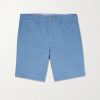 Bedford Straight-Leg Cotton Oxford Shorts Bedford Straight-Leg Cotton Oxford Shorts