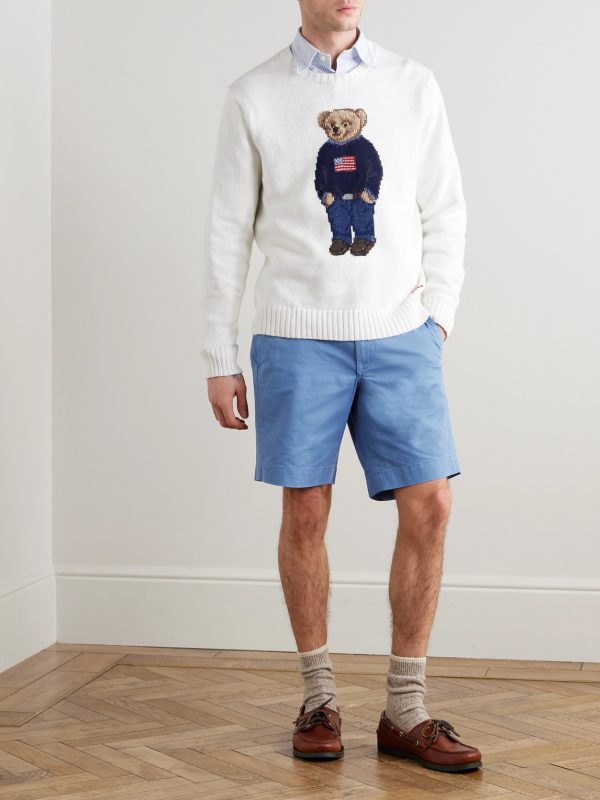 Bedford Straight-Leg Cotton Oxford Shorts - OU Bedford Straight-Leg Cotton Oxford Shorts - OU