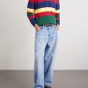 Logo-Embroidered Striped Cotton-Jersey Rugby Shirt - OU