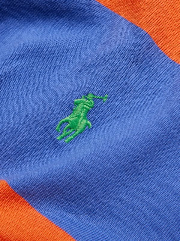 Striped Cotton-Jersey Polo Shirt - CU