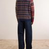 Fair Isle Linen, Cotton and Silk-Blend Sweater - BK Fair Isle Linen, Cotton and Silk-Blend Sweater - BK