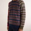 Fair Isle Linen, Cotton and Silk-Blend Sweater - FR Fair Isle Linen, Cotton and Silk-Blend Sweater - FR