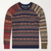 Fair Isle Linen, Cotton and Silk-Blend Sweater Fair Isle Linen, Cotton and Silk-Blend Sweater
