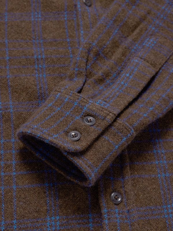 Checked Cashmere Overshirt - CU