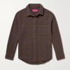 Checked Cashmere Overshirt
