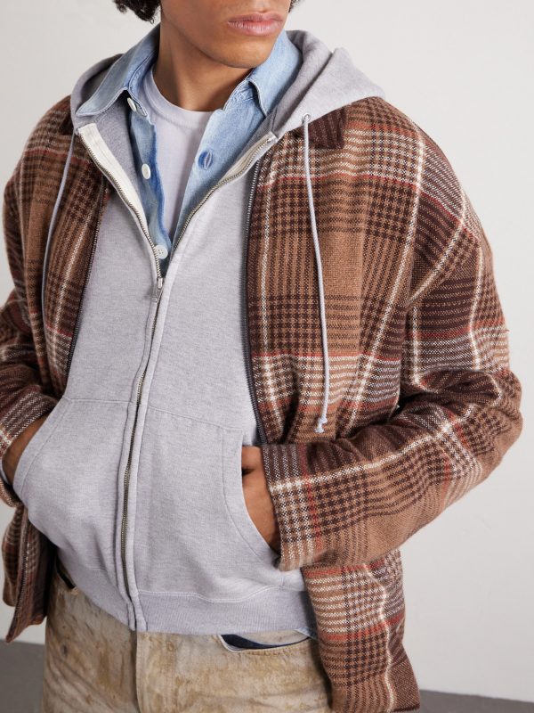 Checked Cashmere Jacket - CU Checked Cashmere Jacket - CU