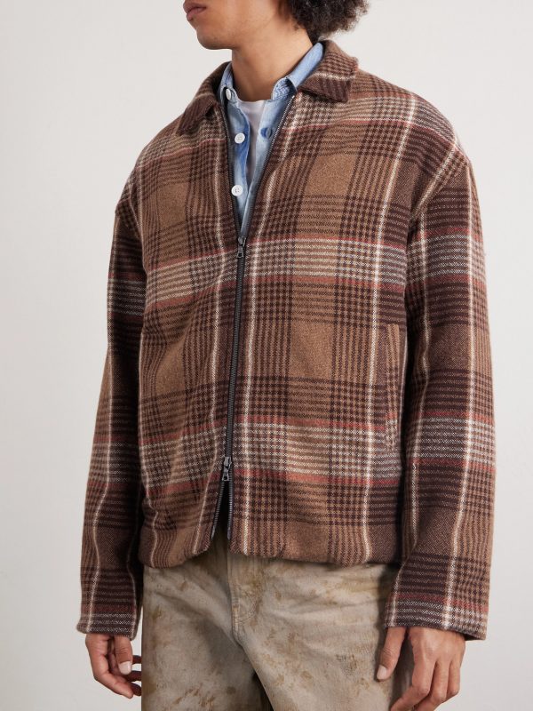 Checked Cashmere Jacket - FR Checked Cashmere Jacket - FR