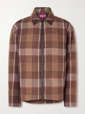 Checked Cashmere Jacket