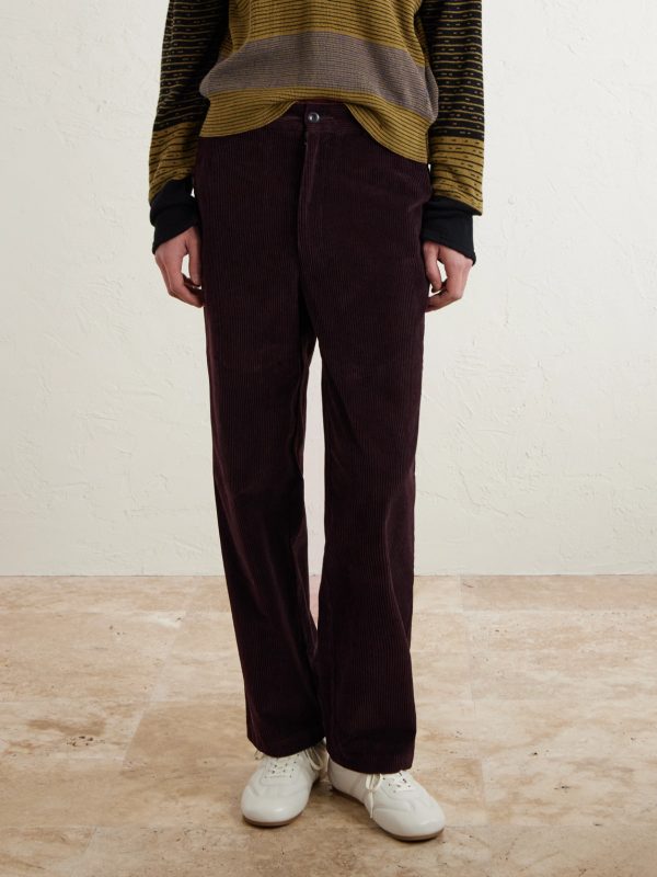 Straight-Leg Cotton-Corduroy Trousers - FR Straight-Leg Cotton-Corduroy Trousers - FR