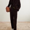 Straight-Leg Cotton-Corduroy Trousers - OU Straight-Leg Cotton-Corduroy Trousers - OU