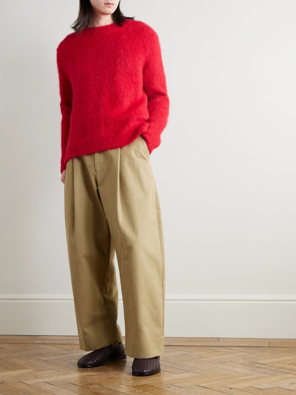 Thistle Brushed Suri Alpaca-Blend Sweater - OU